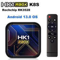 HK1 RBOX K8S Android 13 TV BOX RK3528 2.4G 5G WIFI BT 4.0 8K 64GB 32GB 16GB