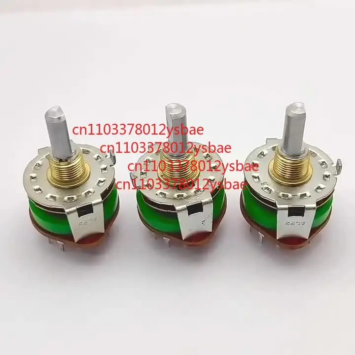 Rotary Switch Potentiometer 12 Blocks SRRM 1C0100 Shaft Length 20mm for ALPS