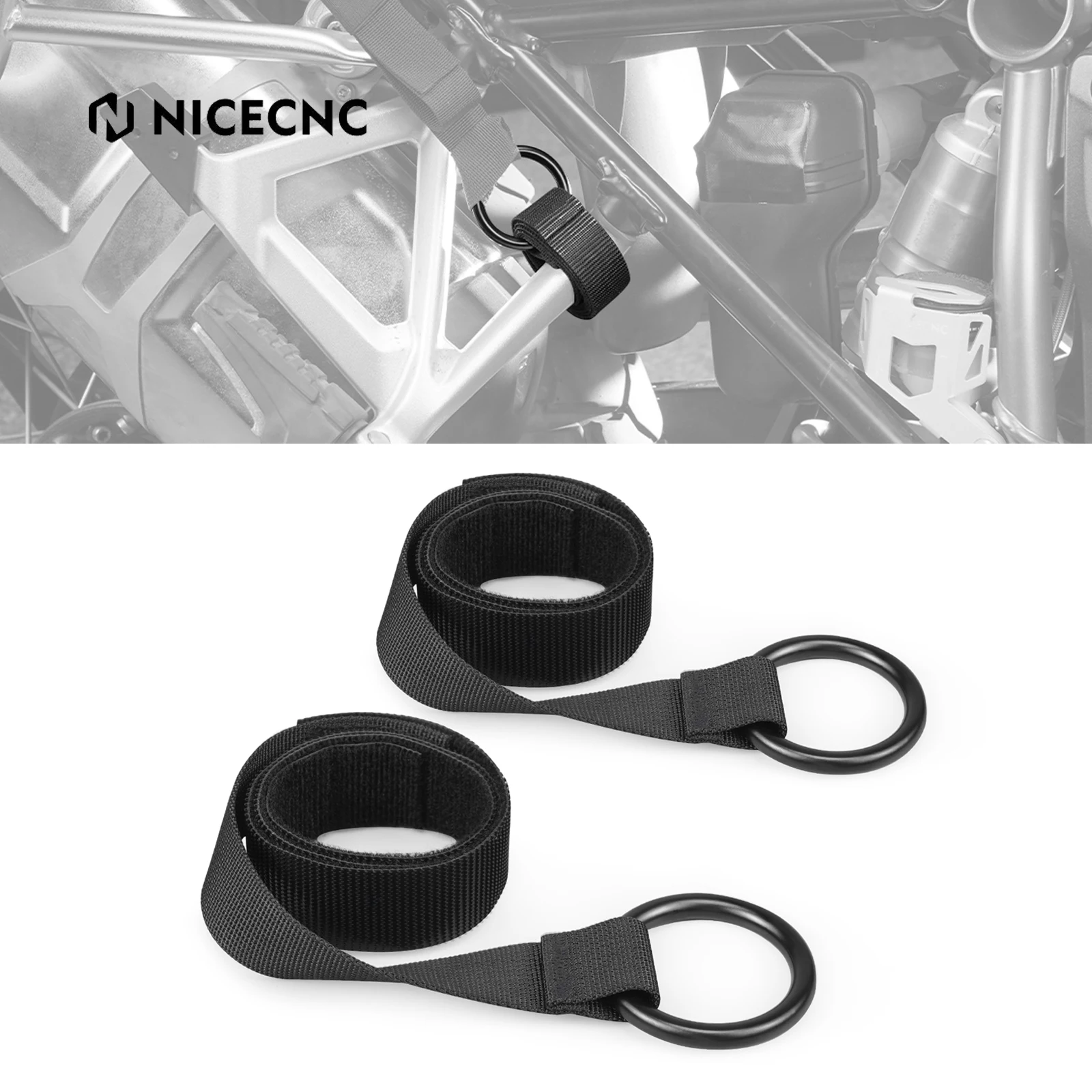 

For KTM EXC 300 TPI EXC 250 EXCF 350 EXC 450 SX 125 SXF 250 SXF 450 660mm Tie Down Straps Retention Rings For Husqvarna TE 300