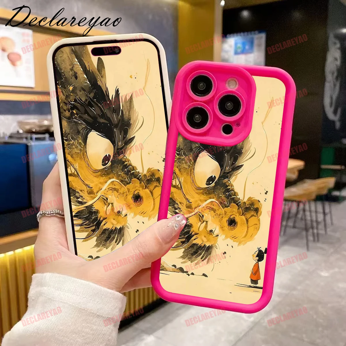 DECLAREYAO لينة ضوء سليم ماتي أغطية من البولي يوريثان الحراري لهاتف موتورولا موتو G24 G35 G52 60 50 G34 Edge G22 G53 G32 G84 E غطاء مقاوم للصدمات #4