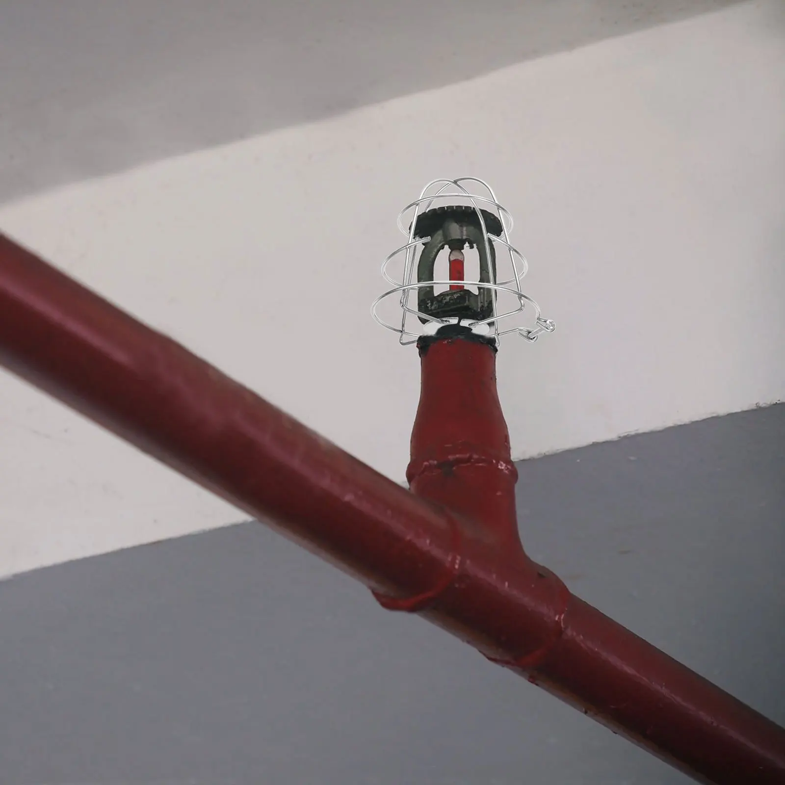 

Fire Sprinkler Cover Iron Cage For Ceiling Residential Commercial Buildings Adjustable Support Sprinkler Guards