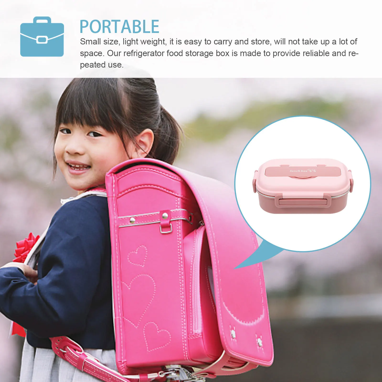 

Bento Lunch Box Stainless Steel Compartment Design Portable Insulated Food Container Leakproof Lunch Holder for Adults Kids