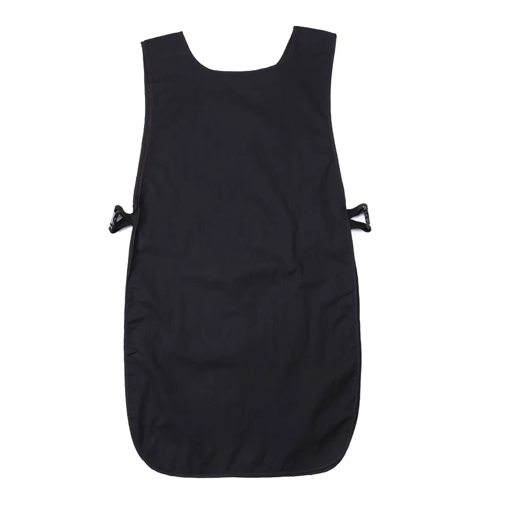 Double-sided Cooking Kitchen Hairdresser Aprons Buckle Design Nylon Crepe for Woman Men Chef Waiter Cafe Shop BBQ Bibs