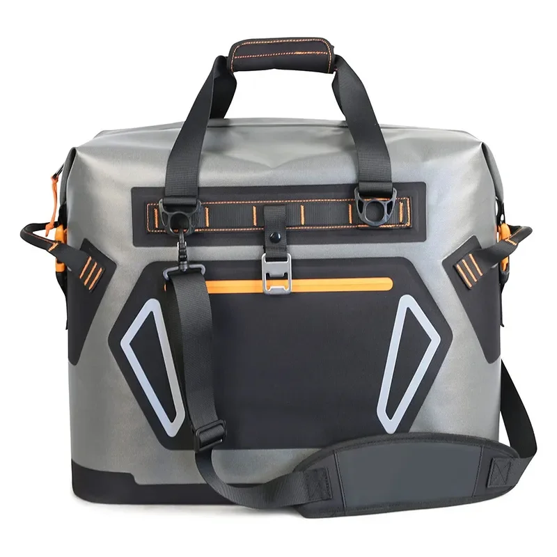 Large TPU Thermal Insulation Bag Waterproof Outdoor Ice Cooler for Bento Cake Flat Mouth Refrigerated Storage Portable Lunch