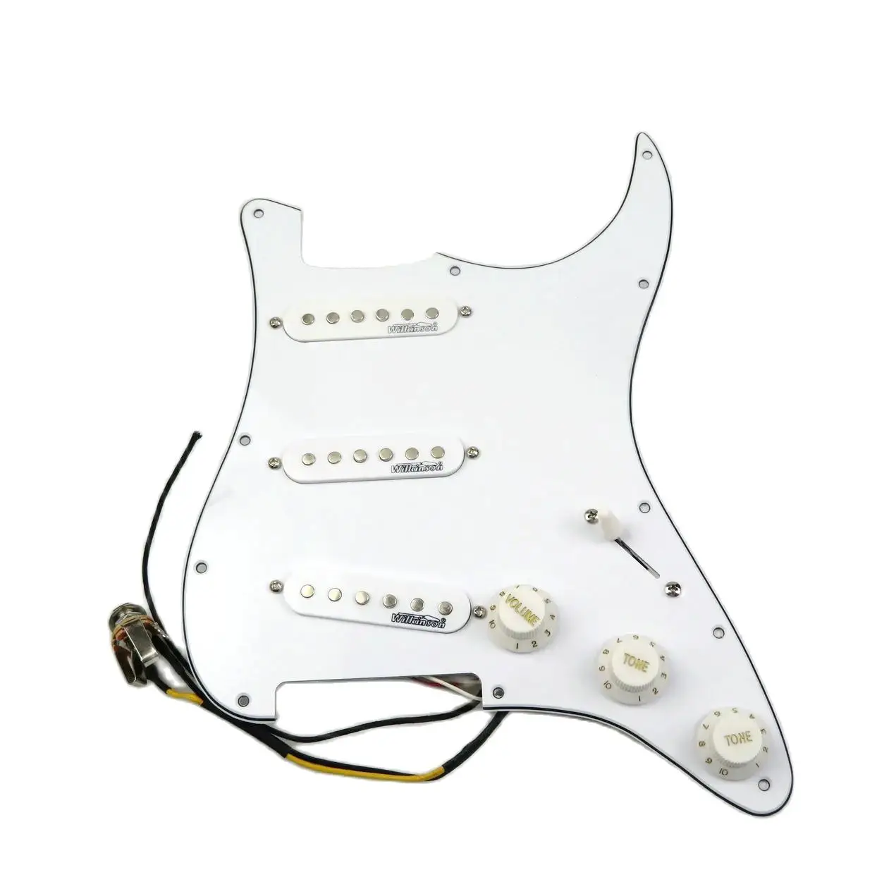 

Prewired Pickguard Wilkinson SSS Single Coil Pickup fully loaded pickguard