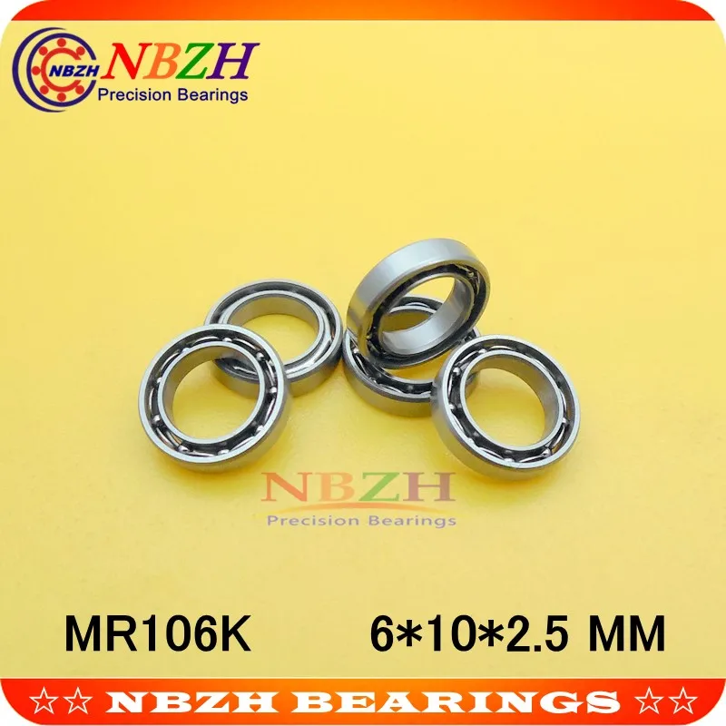 

NBZH Bearing Free Shipping ball Bearing high quality MR106K 6*10*2.5mm