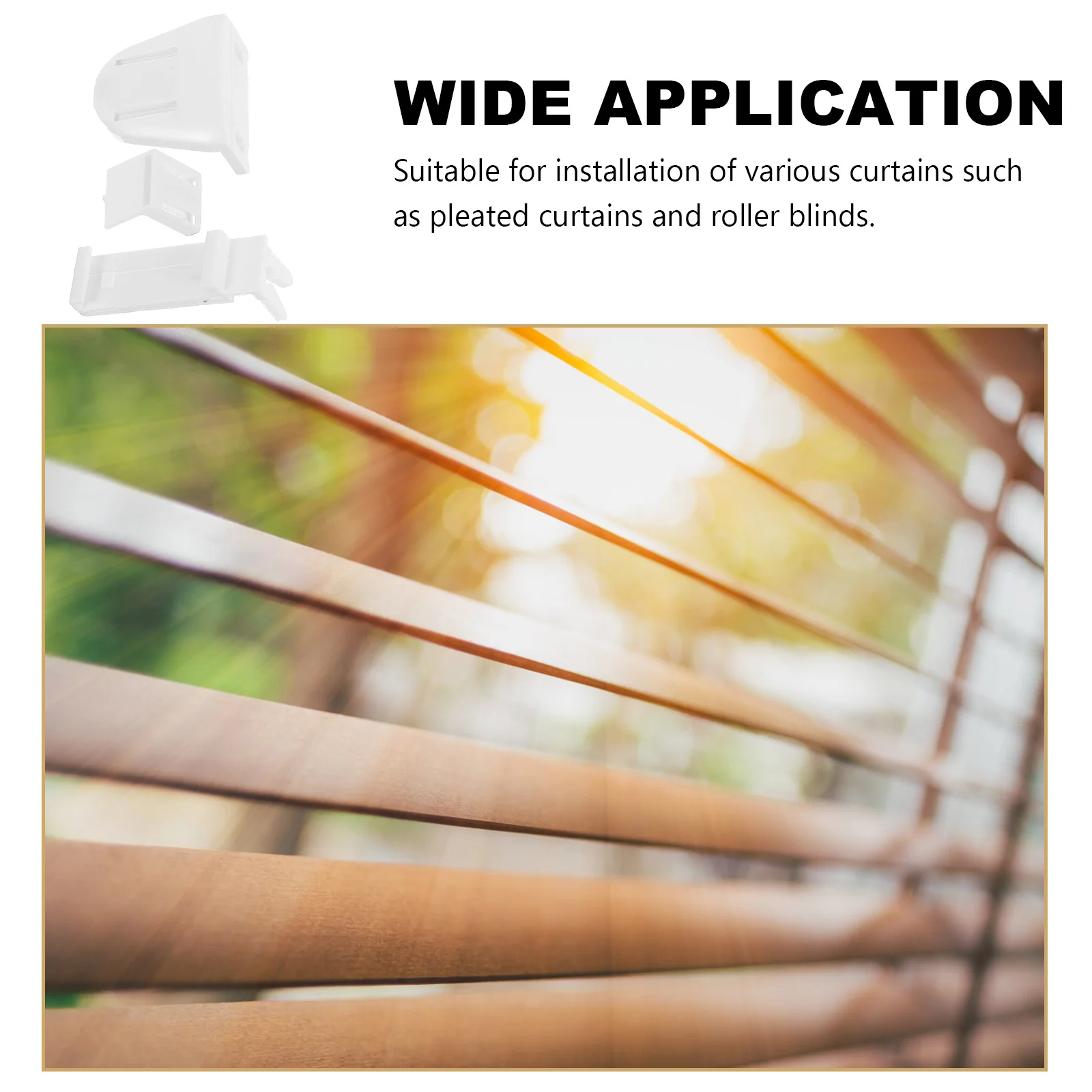 

10 set Roller Blind Installation Kit Mounting Brackets For Pleated Curtains Roller Shades Repair Replacement Parts Fittings