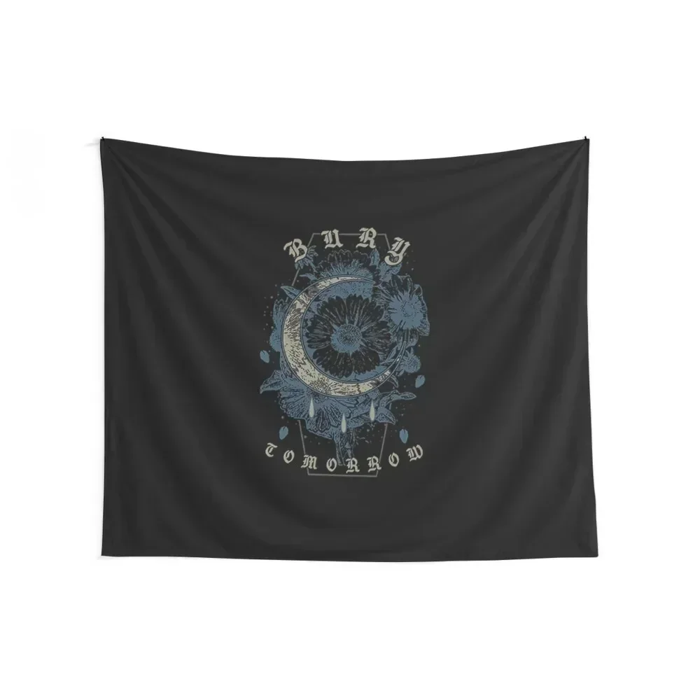 Bury Tomorrow - New BLUE MOON Artwork Tapestry Hanging Wall Wall Hangings Decoration Home Decorations Aesthetic Tapestry