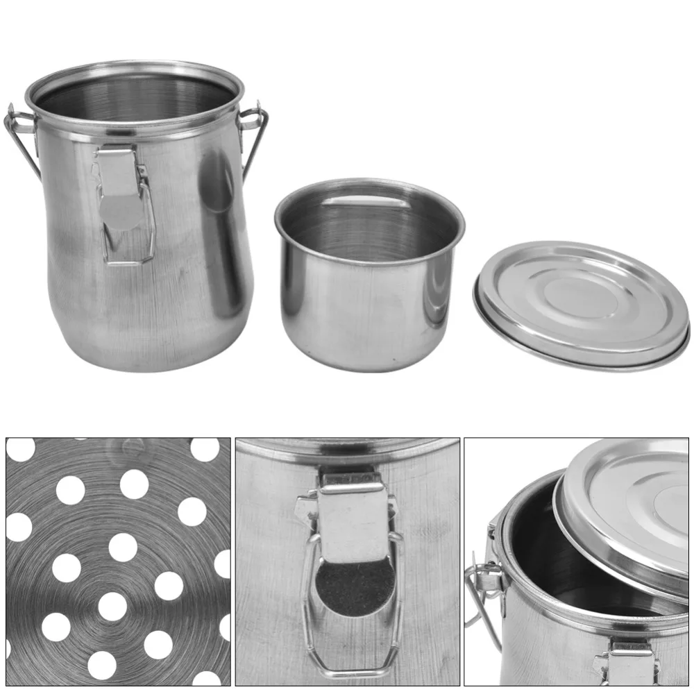 1pcs Airtight Seal Paint Brush Washer Clip On Lid、 Leak Proof Brush Cleaner Container Stainless Steel Brush Cleaner