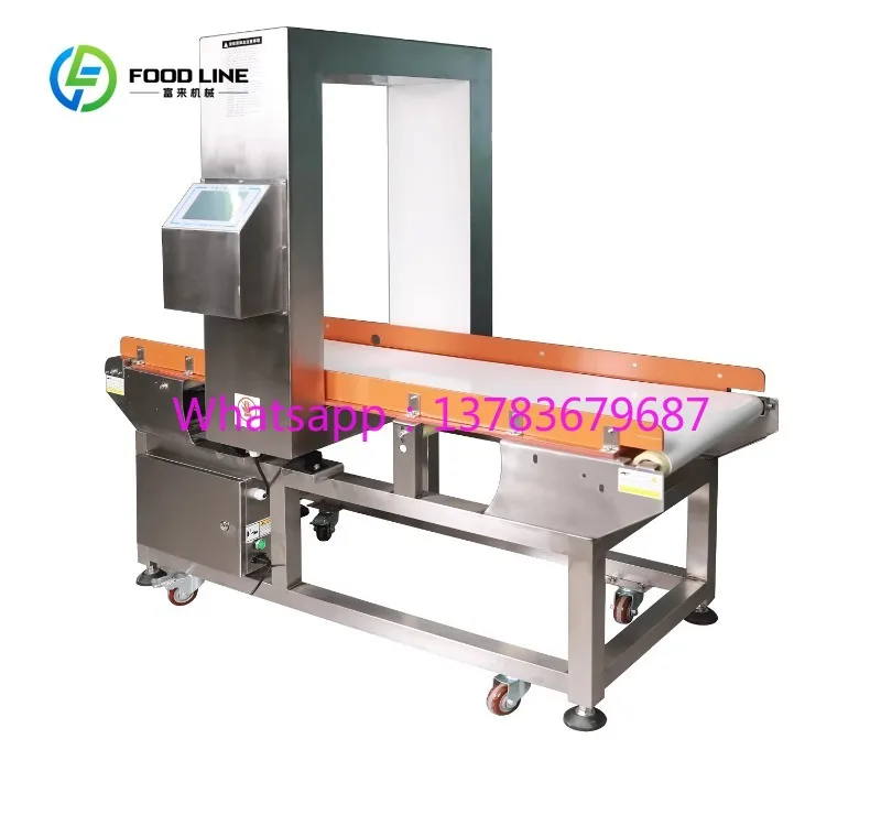 Customized Conveyor Belt Metal Detector Machine Industrial Grade for Food Industry Food Processing Factory Safety Inspection Use