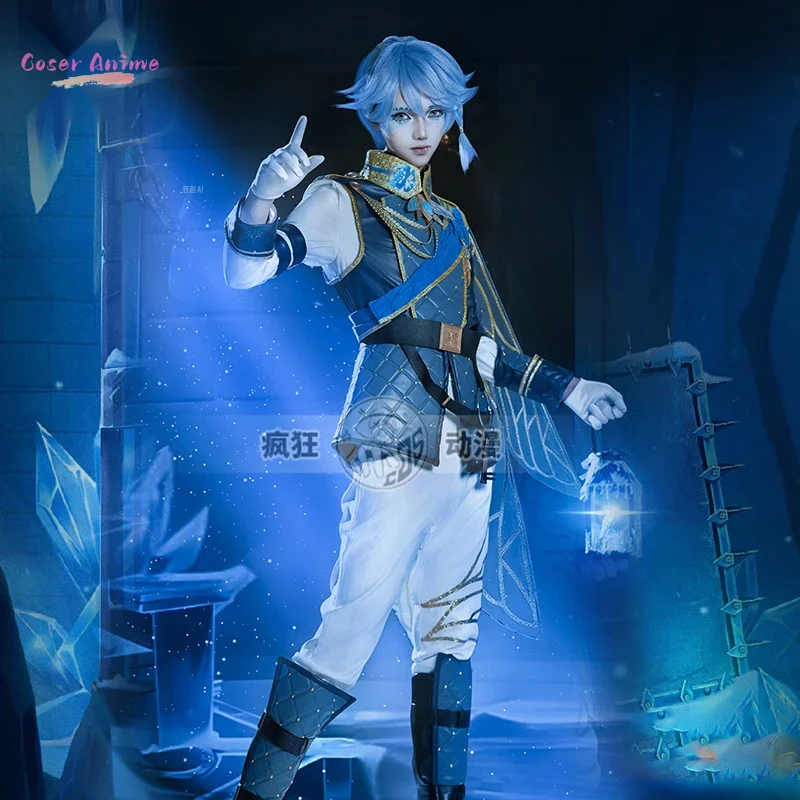 【Coser】أزياء لوكا بالسا التأثيرية لعبة الهوية على شكل حرف V زي حفلة الهالوين للنساء والرجال دعائم الكرنفال