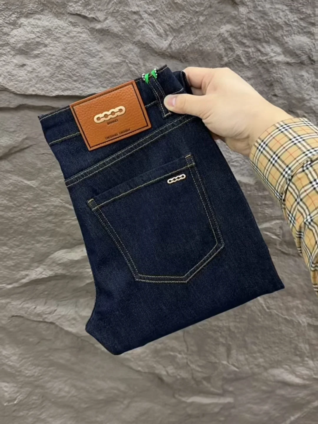 

Модные мужские джинсы, устойчивые к выцветанию, премиум-качества, весна-осень, новые, облегающие, повседневные, удобные, молодежные, стильные