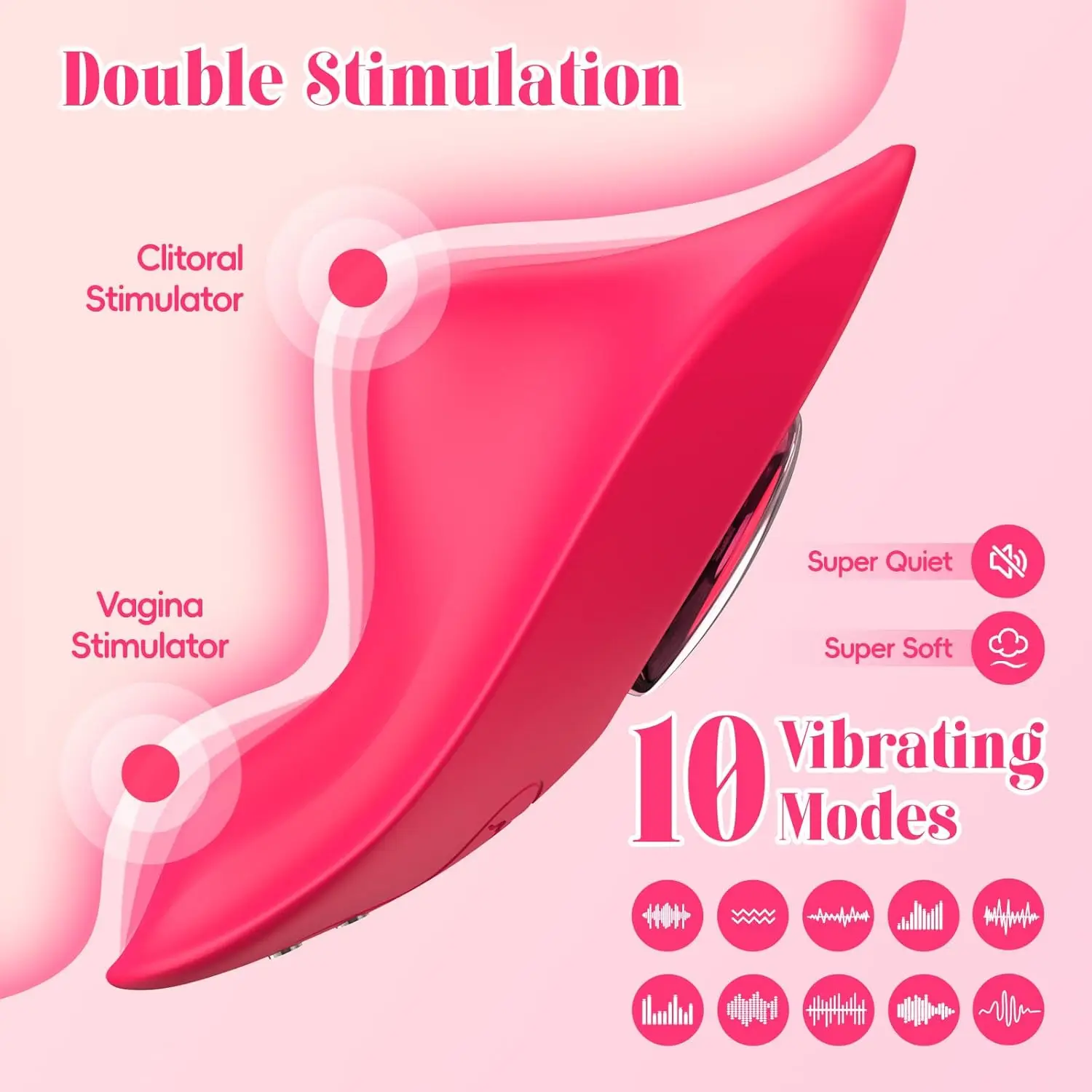 App Vibrating Panties with 10 Vibration Remote Control Vibrator Couples Sex Toys Wearable Vibrator with Remote