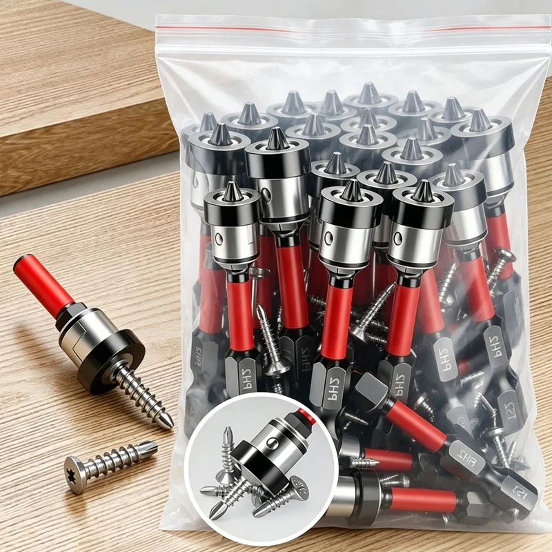 Magnetische Positionier-Schraubendreher-Bits S2 Trockenbau-Schrauben für Gipskartonplatten, Lokalisierungs-Bit, Bohrwerkzeuge