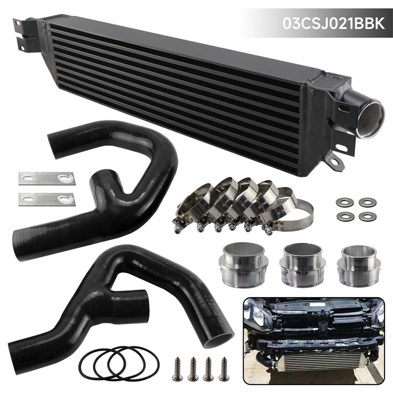 

Turbo Intercooler w/ Pipe Kit For 2006-2010 VW Jetta Gti Golf A3 Mk5 2.0T Black/Blue/Red