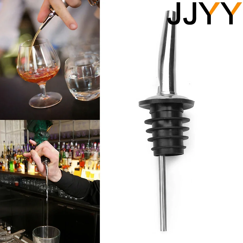 

JJYY Stainless Steel Pourer Cocktail Bartender Wine Pourer Cocktail Bottle Stopper Whisky Pourer Stopper Bottle Opening