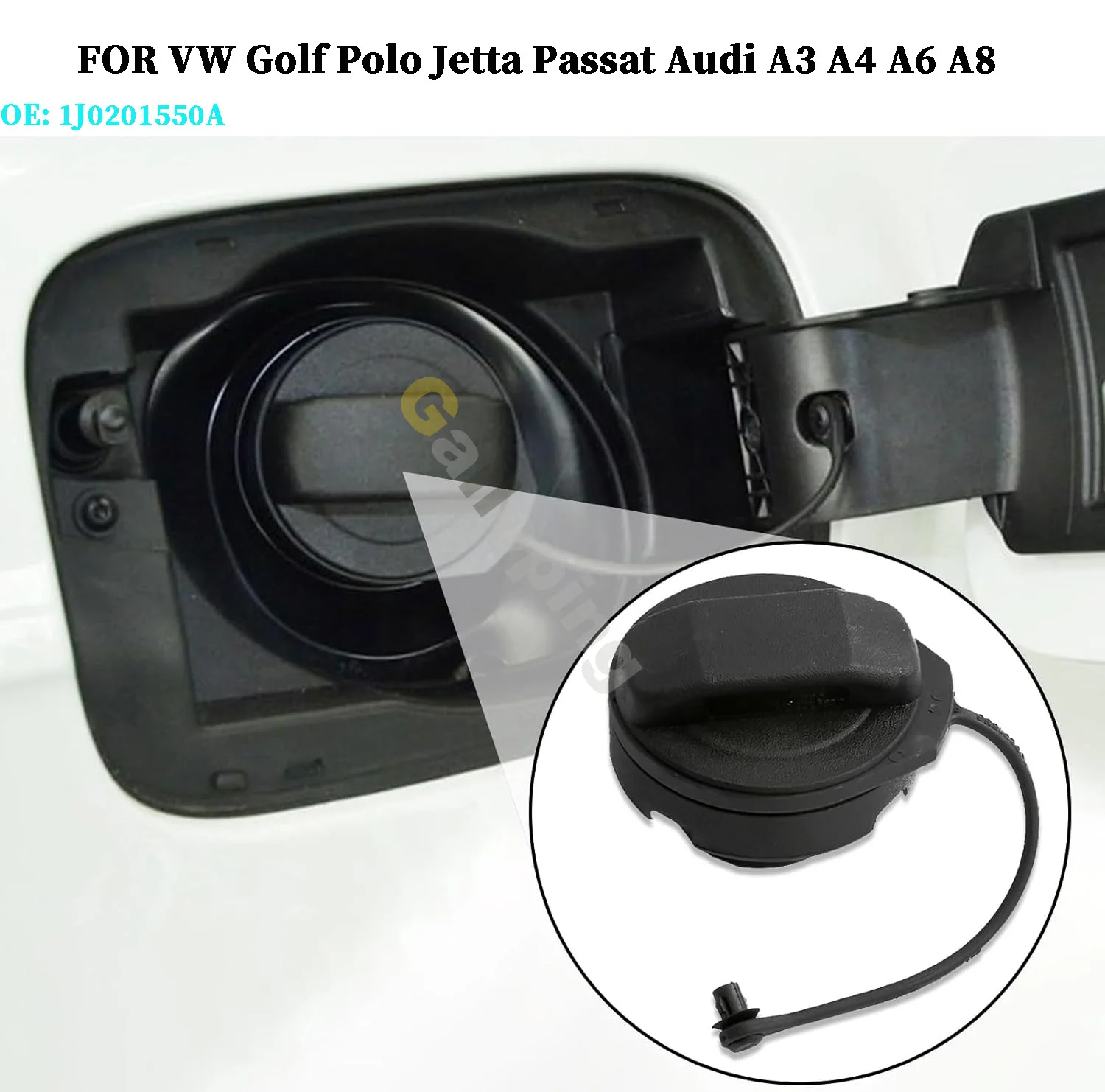 Tampa Interna do Tanque de Combustível (Gasolina/Diesel) para VW Golf 4 5 6 Jetta Bora Polo Passat Audi A3 A4 A6 A8 - Peça Automotiva 1J0201550A