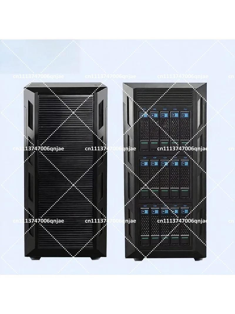 Full‑Tower Dual‑Motherboard E‑ATX Server Workstation Chassis, Multi HDD Bays, 360mm Water‑Cooling Support