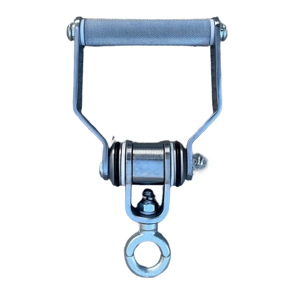 Strength Training Pull Down Handle Bar for High Pulley For LAT Machine Fitness Equipment 45 Gauge Steel Single Grip 1.6KG