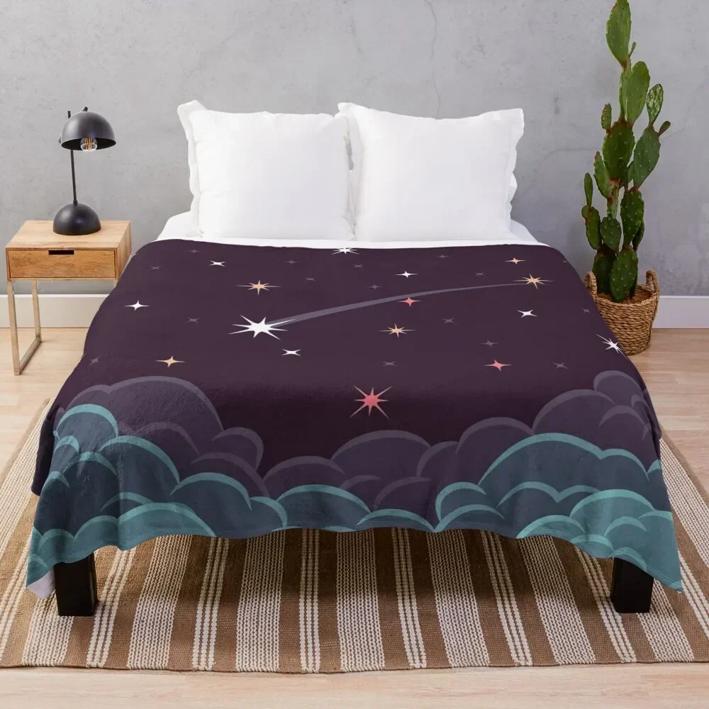 Falling Star Throw Blanket Sofa Quilt Decorative Sofas Weighted Blankets