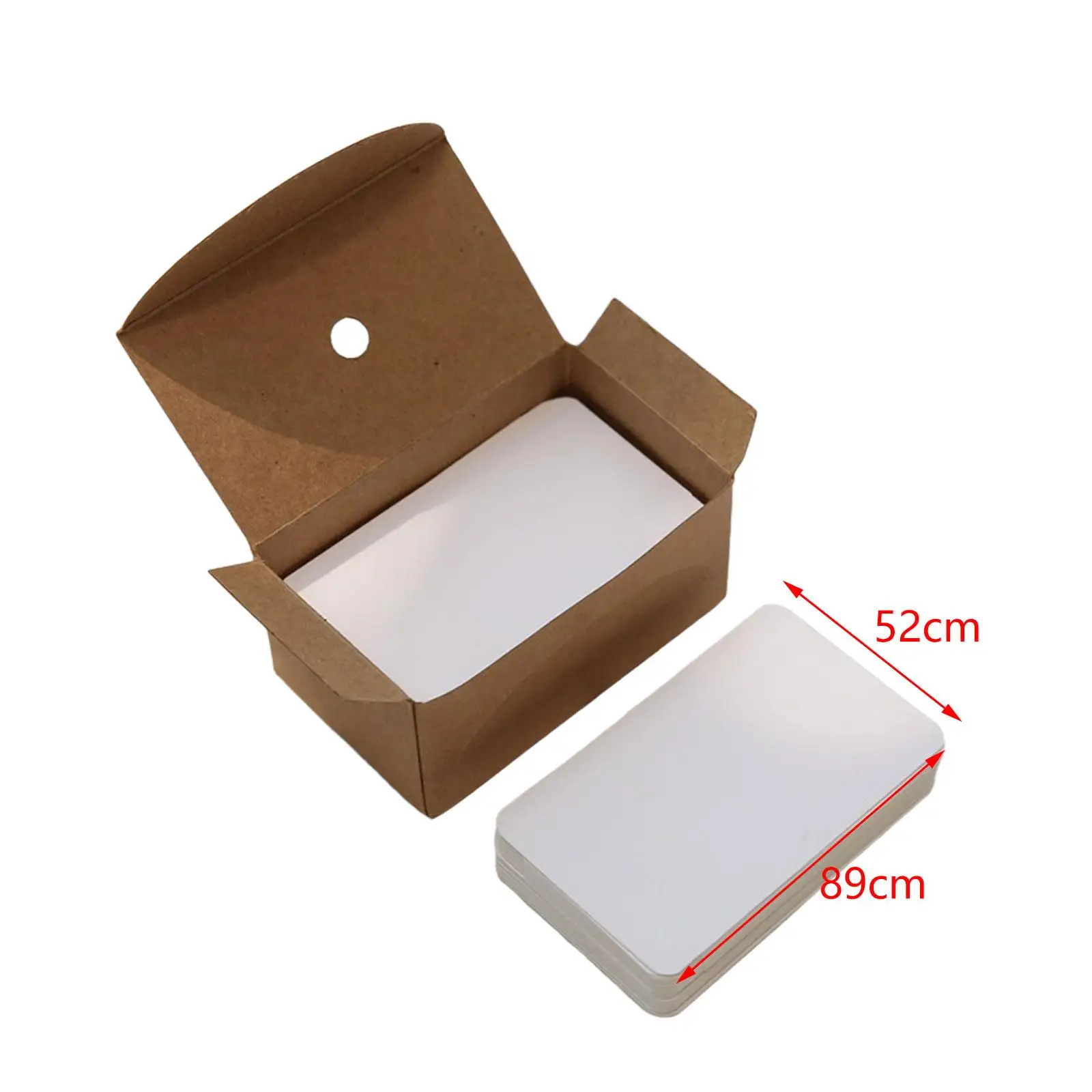 100 Sheets Small Blank Business Cards Thick Paper Cardstock Mini Greeting Card for DIY Invitations Card Making Scrapbooking