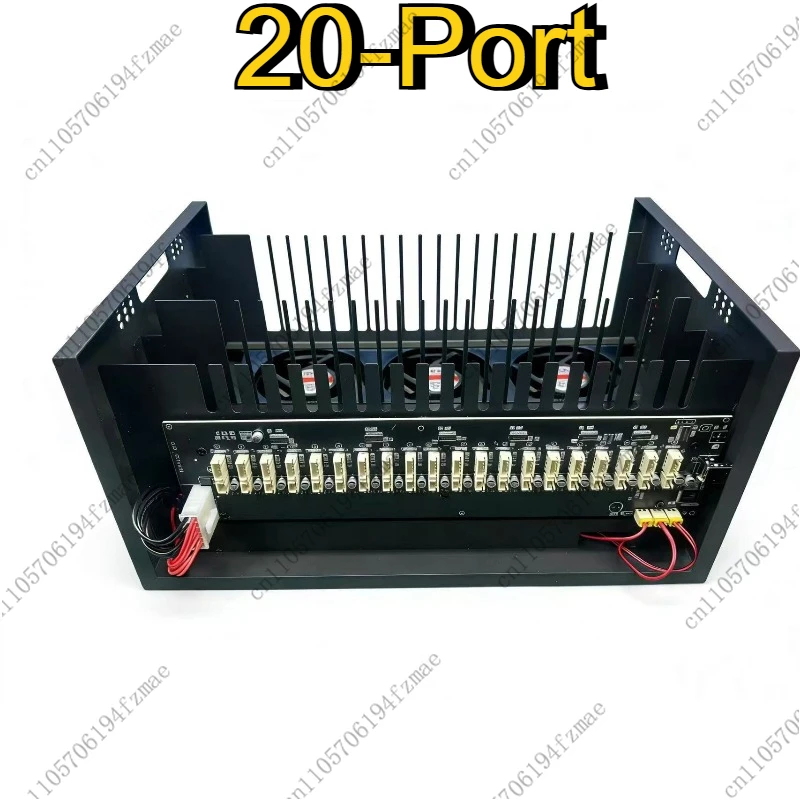 20-Port USB Hub Batch Synchronization Control Unified Management Smartphones can control switches restarts fans each port Tool