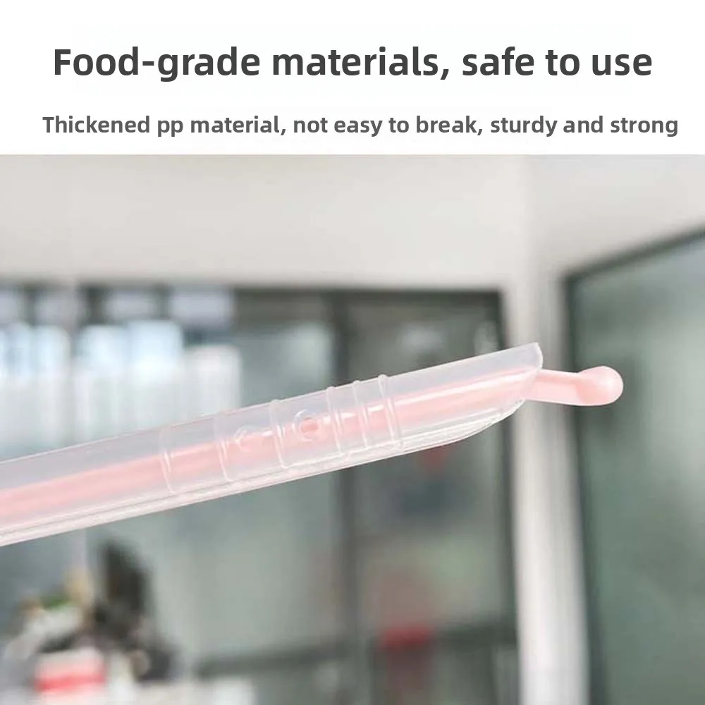Packaging Sealer Stick Storage Sealer Clip Snack Bag Clip Milk Powder Bag Seal Storage Clips Food Seal Stick 16Pcs
