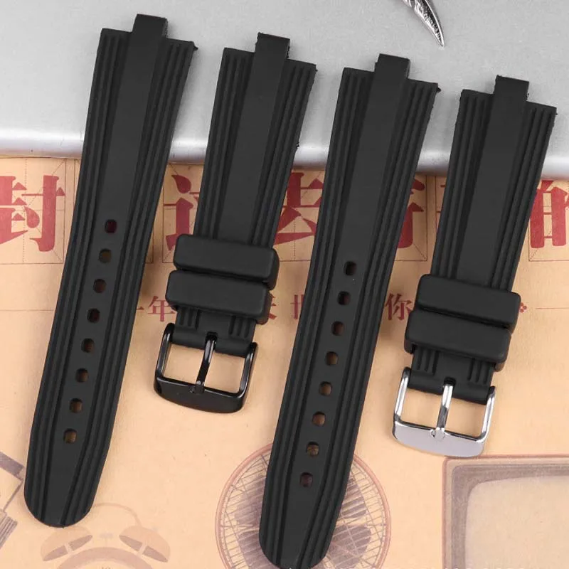 

high quality watch strap For Bulgari DIAGONO series raised mouth watch band waterproof silicone watch band accessories 22-7mm