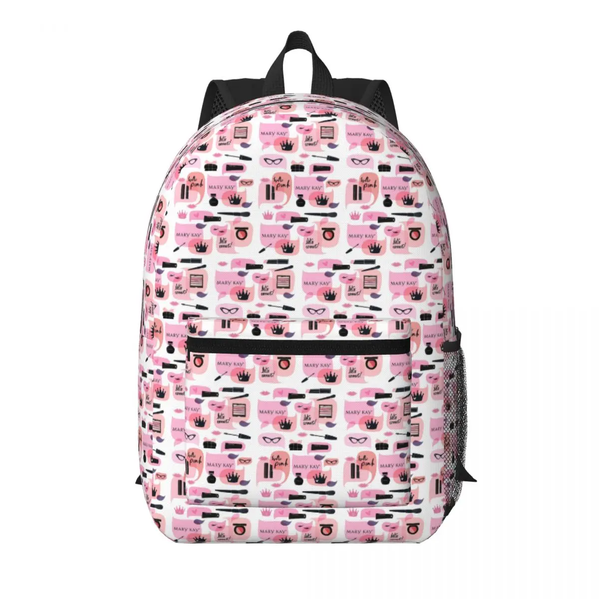 Mochila escolar para estudantes da Mary Kay Cosmetics, mochila de viagem para caminhadas, mochila escolar para meninos e meninas, bolsas de ombro