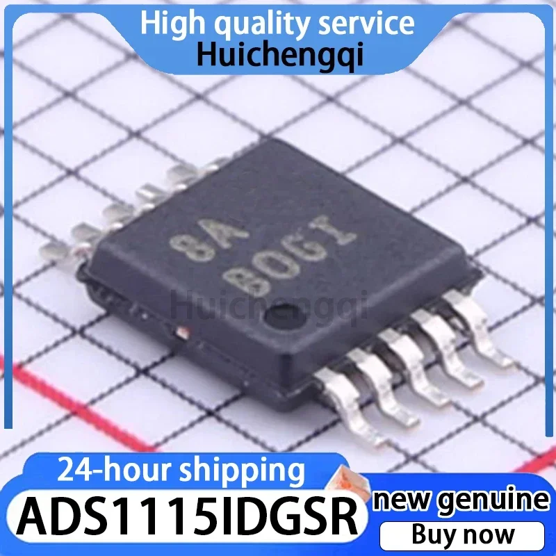 1PCS ADS1115IDGSR Package VSSOP-10 Analog-to-digital Conversion Chip ADC
