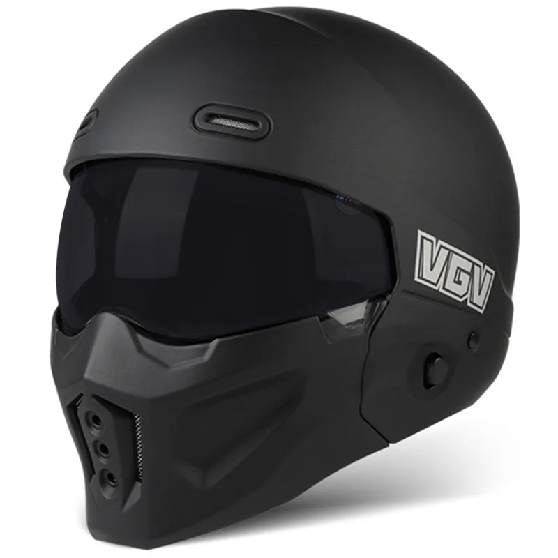 3C Dot Certification Scorpion Motorcycle Helmet Retro Helmet Warrior Combination Helmet Motorcycle Four Seasons Half Helmets