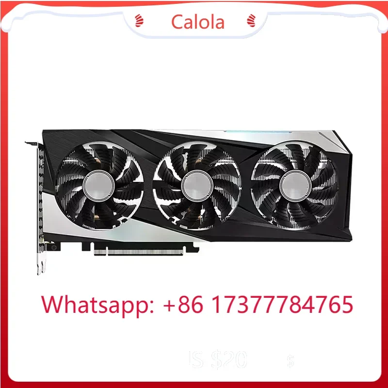 Tarjeta Gráfica NVIDIA GeForce RTX 3090 de 24GB 384Bit GDDR6X, GPU RTX 3060 3070 3080 Ti para Juegos