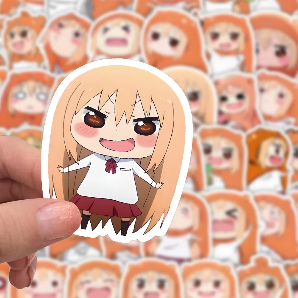 

10/30/60PCS Cute Doma Umaru Stickers Anime Meme Sticker Scrapbook Luggage Laptop Guitar Car Bike Skatebaord Decals Catoon Toy