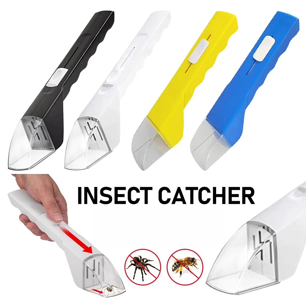 

Portable Insect Trap Catching Handheld Insect Catcher Bee Insect Clip Bee Cockroach Spider Tool Handheld Bugs Catching Tool