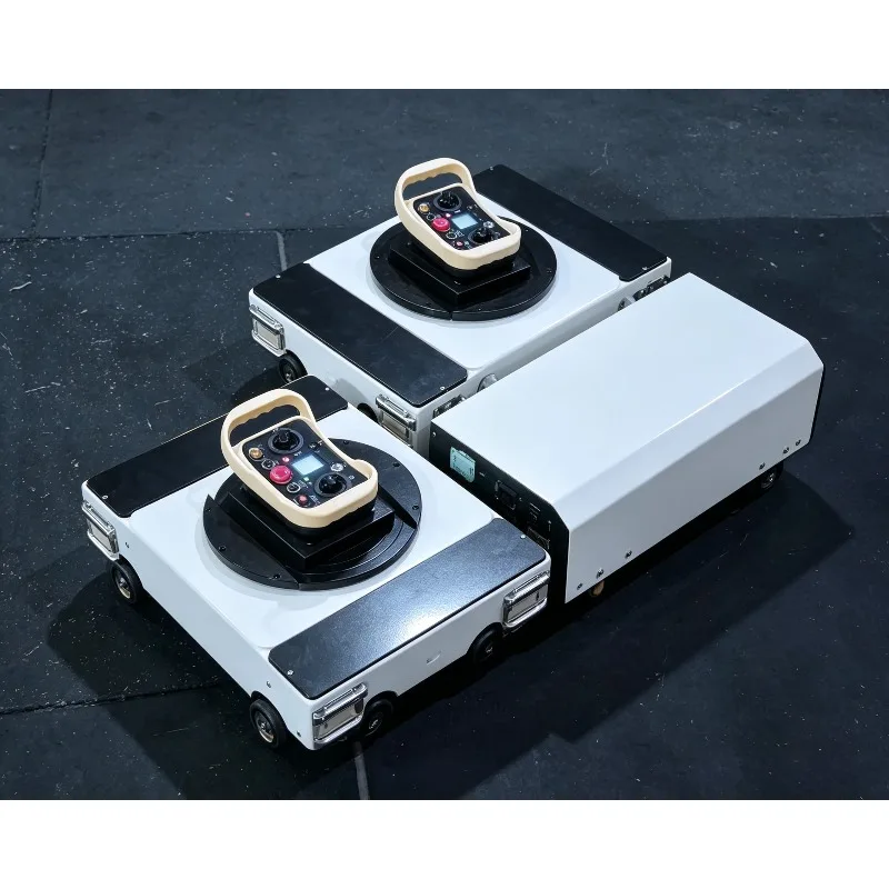 Remote Control Electric Tank Roller Trolley Heavy‑Duty Cargo Rigger Moving Skate Cargo Mover for Factory Machinery Moving
