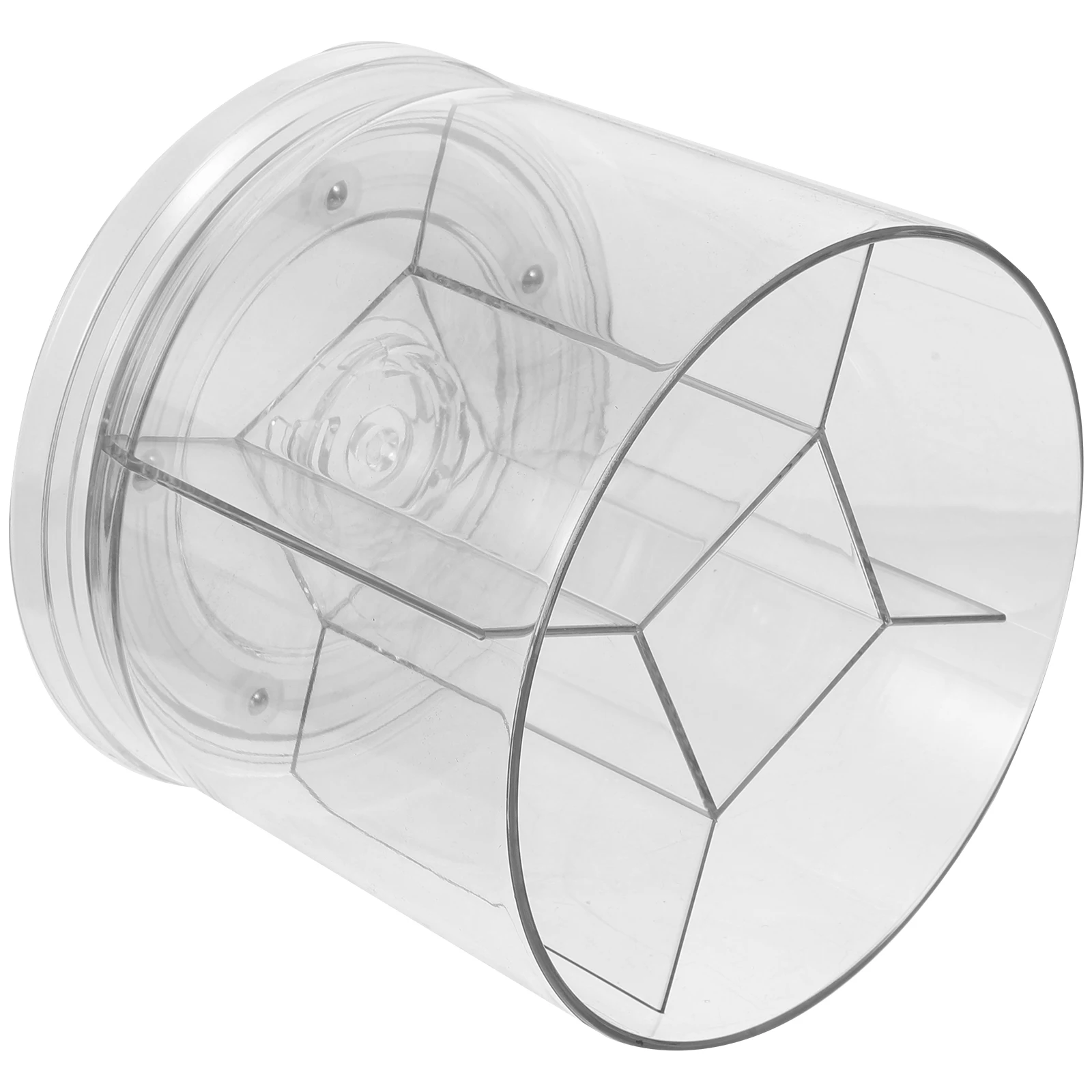 

Rotating Pen Holder Desk Organizer for Pens Pencils Brushes Stationery Clear Plastic Storage Display Container