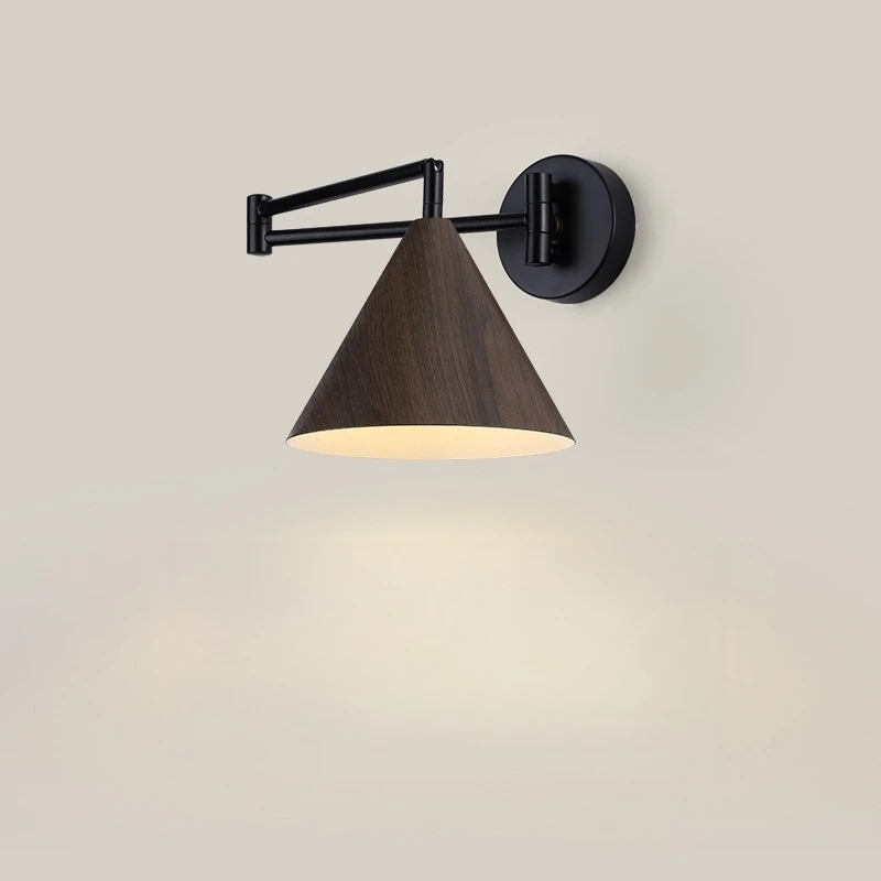 Creative Wall Light Cone Triangle Home Decoration Wall Lamp Wabi Sabi Homestay Hotel Bedroom Corridor Staircase Sconce LED Lamp