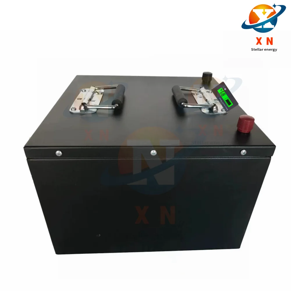 12.8v 12V 400AH Lifepo4 battery With LCD BMS 4S for golf cart EV Solar Storage backup power boat Tricycle light