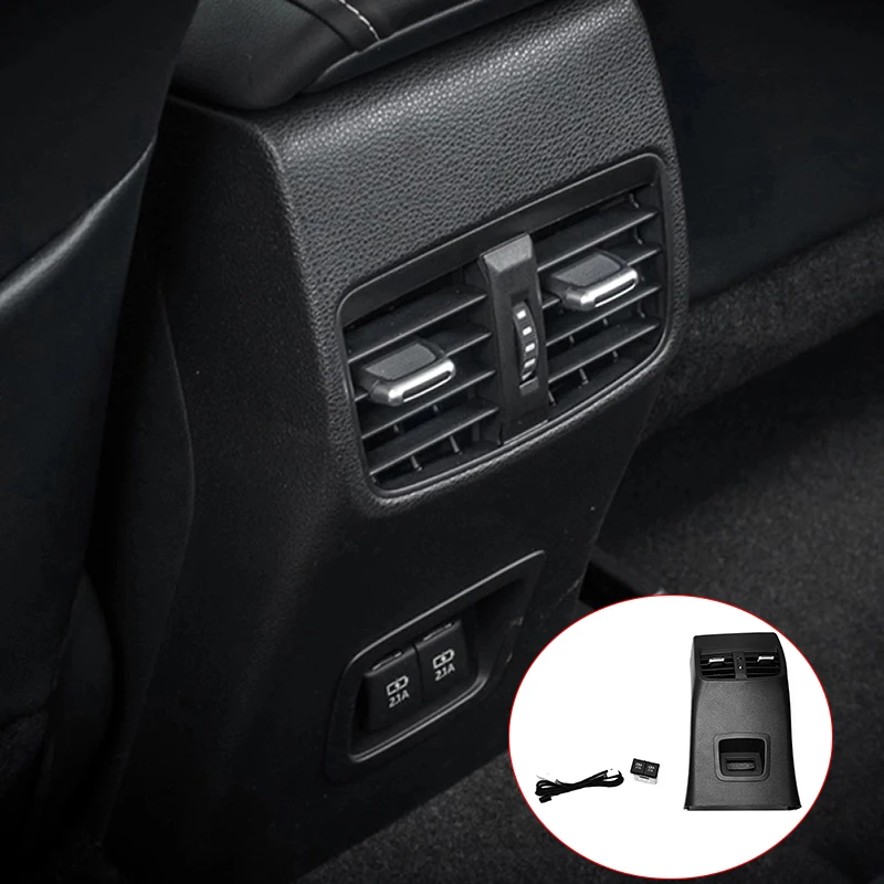 Salida de aire acondicionado automática para Toyota Corolla 2019, ventilación USB de carga rápida con alta conversión, estilo de coche