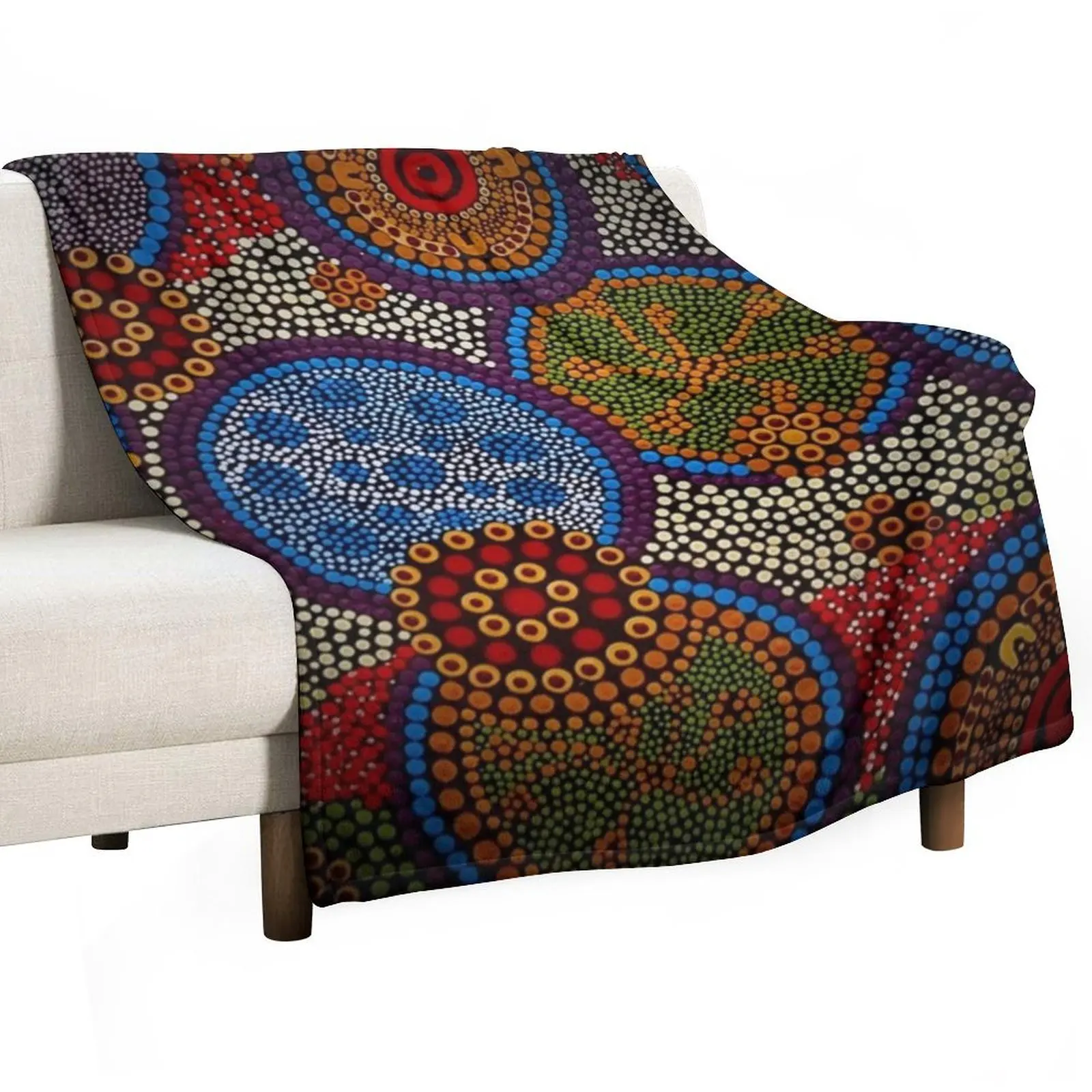 

THE BIG CLAN GATHERING Throw Blanket Large manga Quilt Luxury Blankets