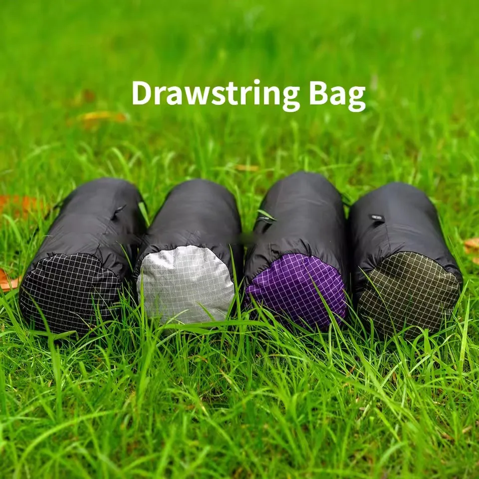 

11g/13g 20D Dual-Silicon Nylon UHMWPE Drawstring Pouch｜Ultralight Waterproof Toiletry & Tent Gear Storage Bag For Backpacking