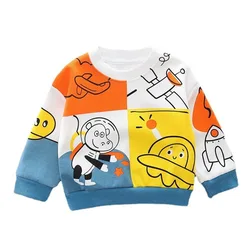 New Spring Autumn Baby Girl Clothes Children Boys Fashion Cartoon T-Shirt Kids Clothing Toddler Casual Costume Infant Sportswear