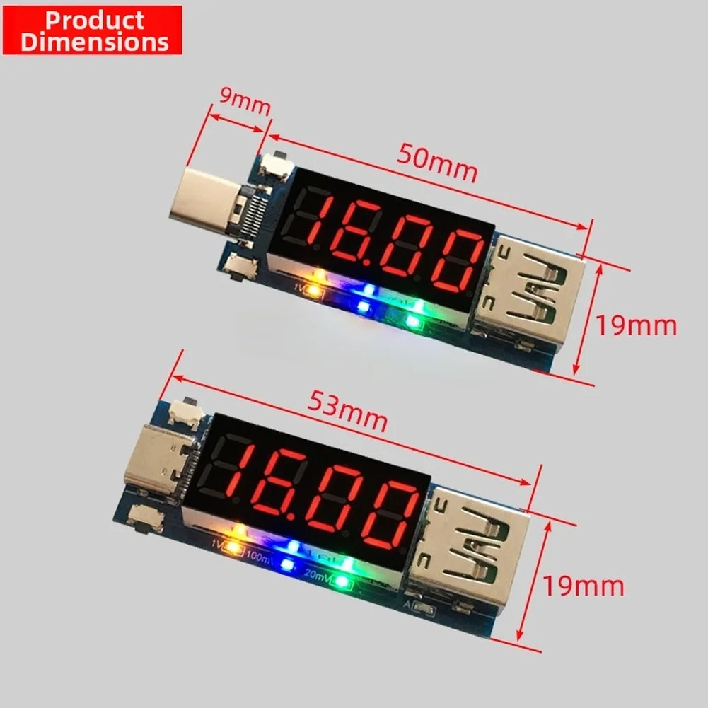 PD Trigger Tool for USB-C Charging Equipment Testing Featuring Real-Time Parameter Display and Flexible Voltage Level Selection