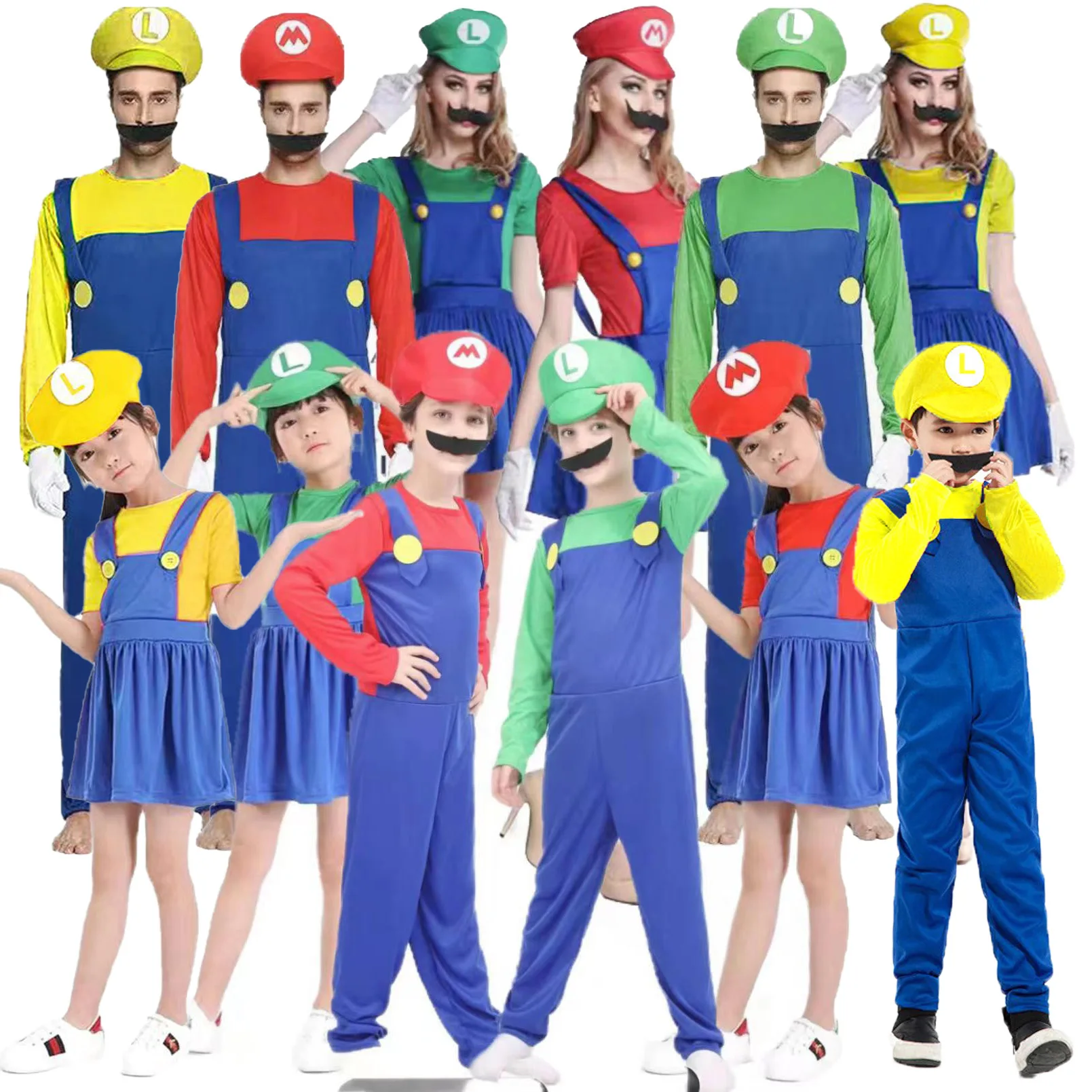 Costume Game Bros Super Luigi  - Men Formal Wear Set ulasan dan harga