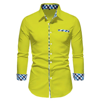 2024 new fashion casual men's shirt 3D printed shirt lapel long-sleeved shirt super large size xs-6xl button shirt soft fabric