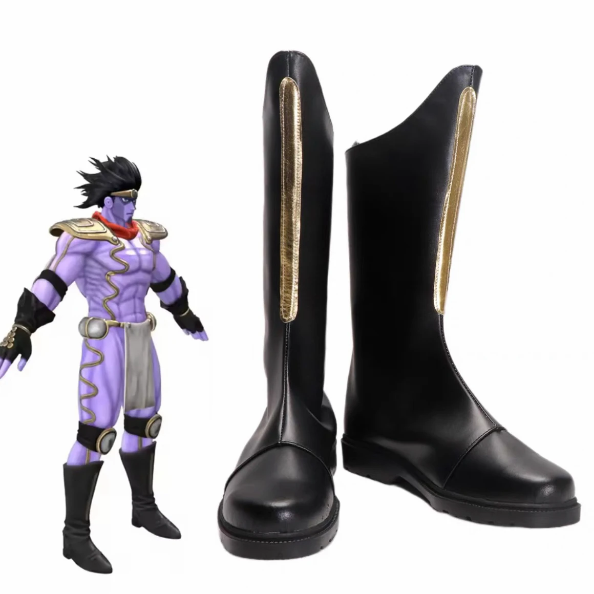 JoJo's Bizarre Adventure Star Platinum Kujo Jotaro Buty Buty Gra Anime Halloween