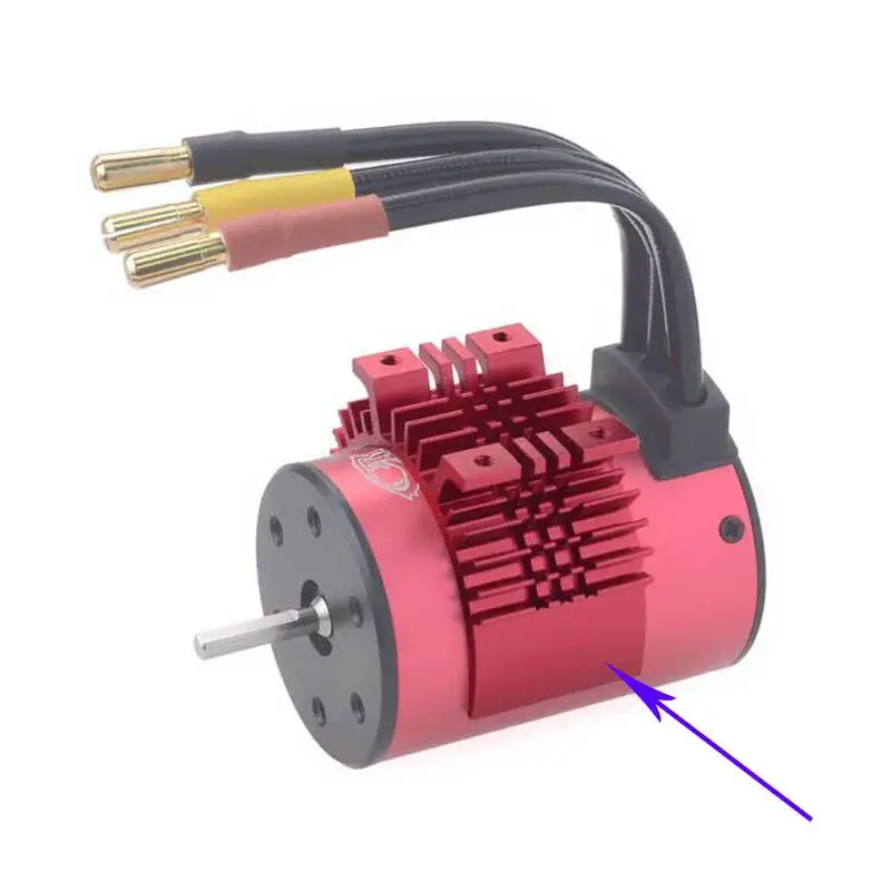NEEBRC 36 mm RC Metallkühlabdeckung Kühlkörper für 1:10 RC Auto Axial Traxxas 540 550 3650 3660 3670 3674 Motor Kühlkörper Teile