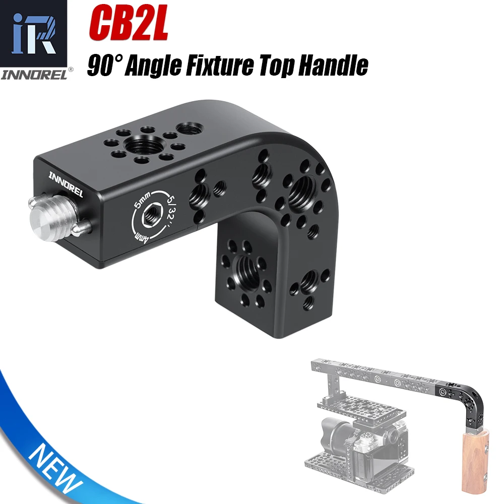 INNOREL CB2L ARRI Positioning Top Handle 90° Right Angle Fixture Handle 3/8