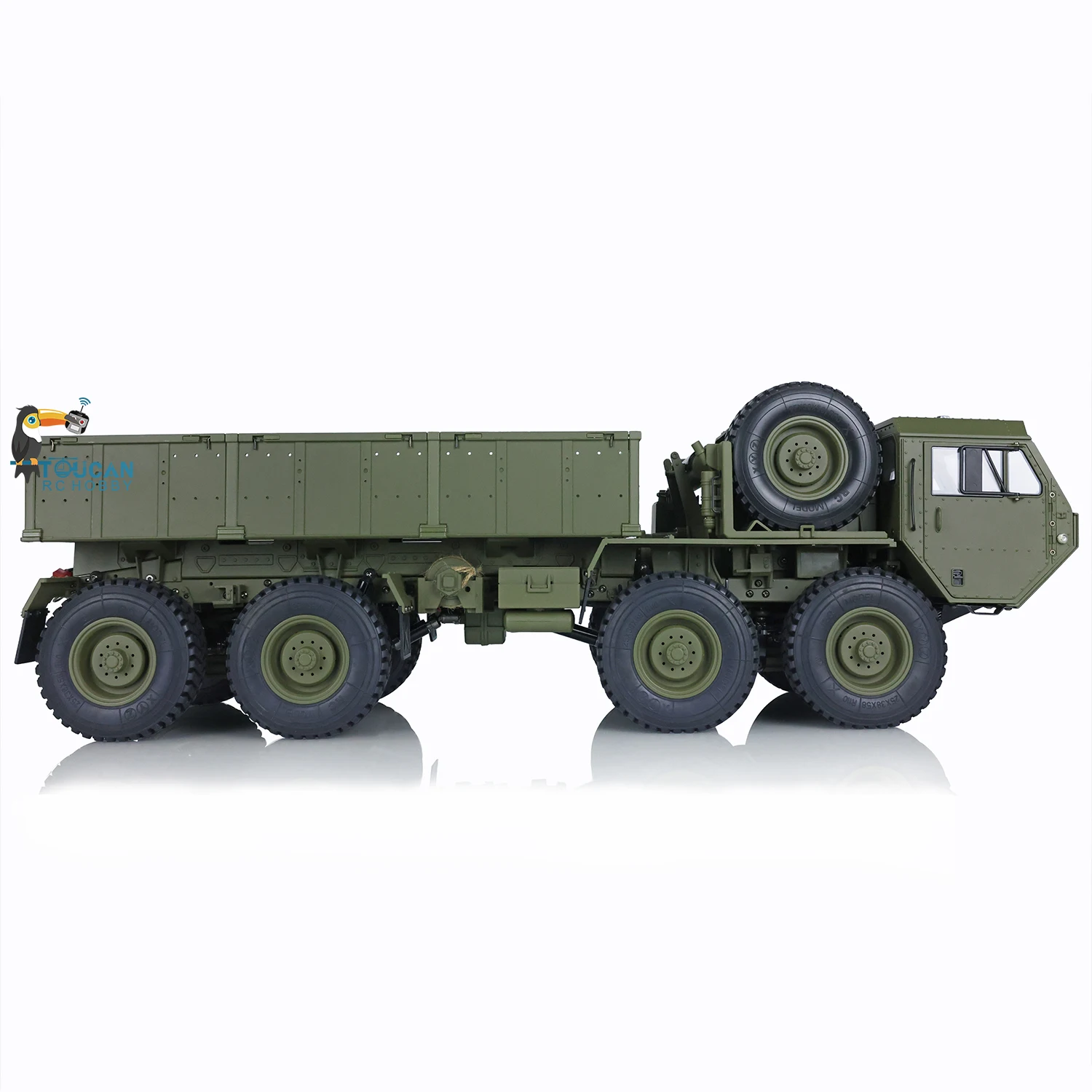 HG P801 1/12 Skala US RC Militär Lkw Modell 8*8 Metall Chassis 2,4G Radio Control Auto Licht Sound servo Motor Spielzeug Geschenk TH04720