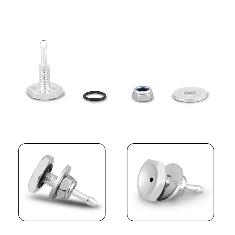 Turbo Boost Pressure Quick Tap Fitting Kit Press Source on Silicone Hose Nipple Vacuum